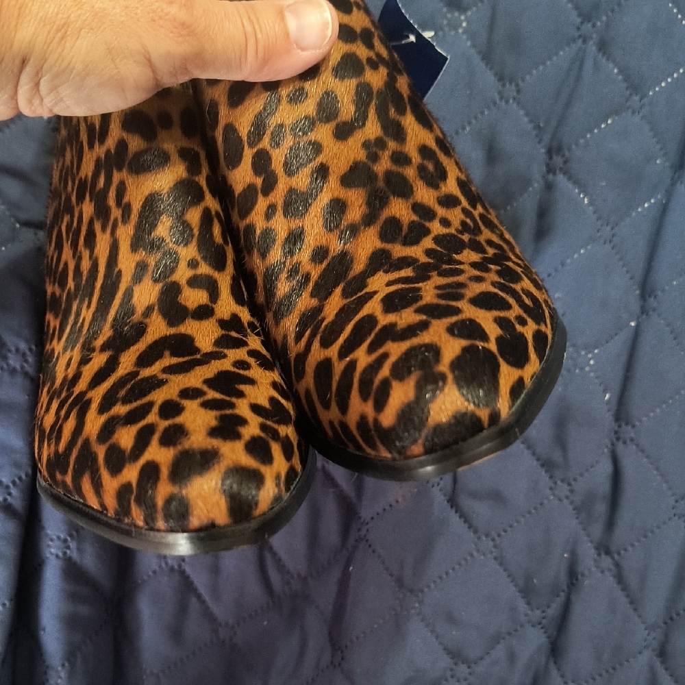 Leopard Print Ankle Booties - image 3